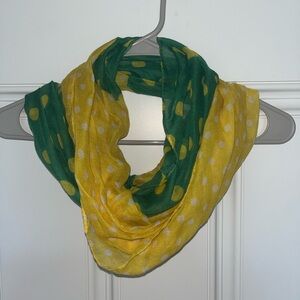 Yellow and Green Scarf